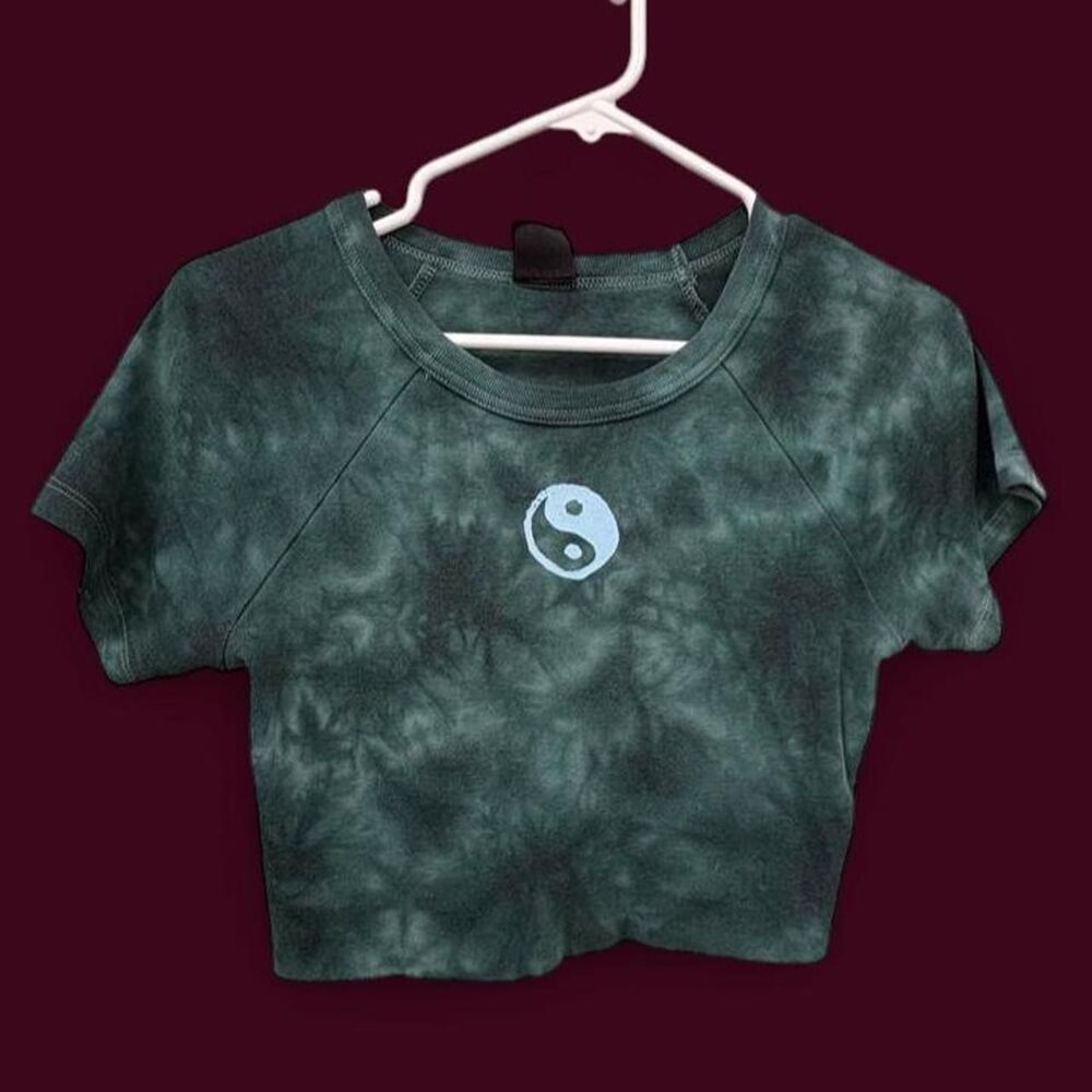 Pacsun Women's Green Crop-top